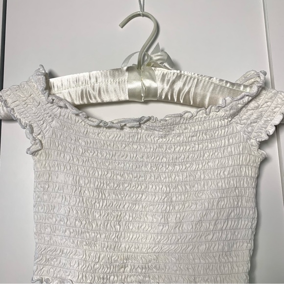 H&M Ruched White Top - Picture 4 of 4
